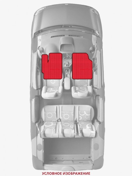 ЭВА коврики «Queen Lux» передние для Ford LTD (2G)