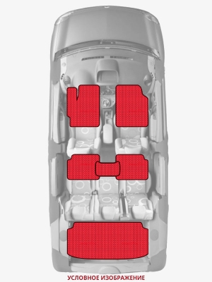 ЭВА коврики «Queen Lux» комплект для Vauxhall Corsa