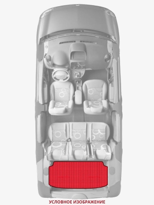 ЭВА коврики «Queen Lux» багажник для Cadillac SRX (1G)